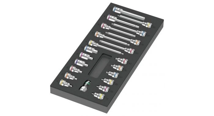 Wera 05150113001 9723 22-delige Zyklop B Bit- En Doppenset In Schuimstof Inleg - 3/8" 3 Wera 05150113001 9723 22-delige Zyklop B Bit- En Doppenset In Schuimstof Inleg - 3/8"