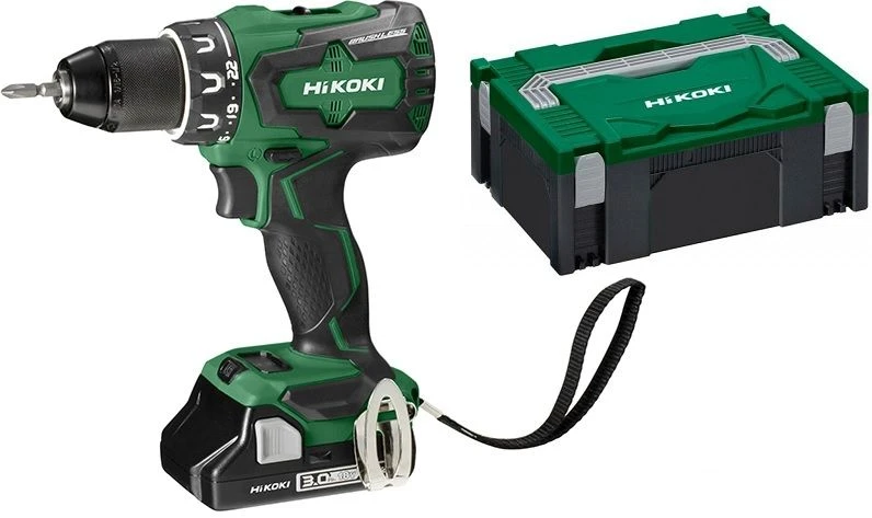 HiKOKI DV18DBSLWQZ 18V Li-Ion Accu Klopboor-/schroefmachine Set (2x 3,0Ah) In HSC - 70Nm - Koolborstelloos 3 HiKOKI DV18DBSLWQZ 18V Li-Ion Accu Klopboor-/schroefmachine Set (2x 3,0Ah) In HSC - 70Nm - Koolborstelloos