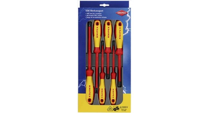 Knipex 00 20 12 V01 Schroevendraaier Set VDE 6-delig 3 Knipex 00 20 12 V01 Schroevendraaier Set VDE 6-delig