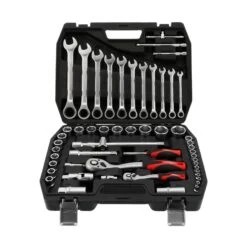 Airpress 75248 54-Delige Doppenset - 1/2'' 1/4'' -Winkel Voor Huishoudelijk Gereedschap 061010662f98ad26453a34a956e67773