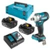 Makita DTW300RTJ 18V Li-ion Accu Slagmoersleutel Set (2x 5.0Ah Accu) In Mbox - 330Nm - 1/2" -Winkel Voor Huishoudelijk Gereedschap 0cd4af9a753095ed26ea1671e6233d94