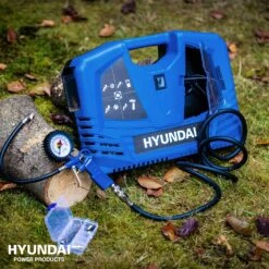 Hyundai 55791 Mini-compressor - 1100W - 180L/min - 8bar -Winkel Voor Huishoudelijk Gereedschap 0e6525982d066ff428428707e3fad978