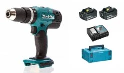 Makita DHP453RFJ 18V Li-Ion Accu Klop-/boormachine Set (2x 3,0Ah Accu) In Mbox