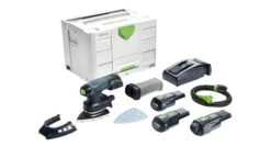 Festool DTSC 400 3,0 I-Set 18V Li-Ion Accu Deltaschuurmachine Set (2x 3,0Ah) In Systainer - 100x150mm - 577509