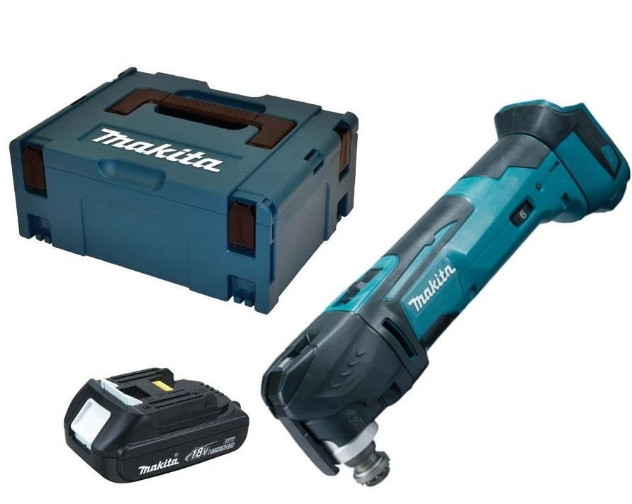 Makita DTM51Y1JX8 18V Li-Ion Accu Multitool Met Snelspansysteem (1x 1.5Ah Accu) 3 Makita DTM51Y1JX8 18V Li-Ion Accu Multitool Met Snelspansysteem (1x 1.5Ah Accu)