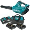 Makita DUB362PT4X 36V (2x 18V) Li-Ion Accu Bladblazer Set (4x 5.0Ah Accu) - 200 Km/h -Winkel Voor Huishoudelijk Gereedschap 1eeab0f2ee057ecf9bdd8c2cf00751dc