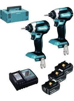 Makita DLX2236TJ1 18V Li-Ion Accu Slagschroevendraaier Set In Mbox (3x 5,0Ah Accu)