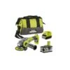 Ryobi R18AG7-140S ONE+ 18V Li-ion Accu Haakse Slijper Set (1x 4,0Ah Accu) In Tas - 125mm - Koolborstelloos - 5133004231 -Winkel Voor Huishoudelijk Gereedschap 2054b2ed4d475922e68ee1fe190bf50a