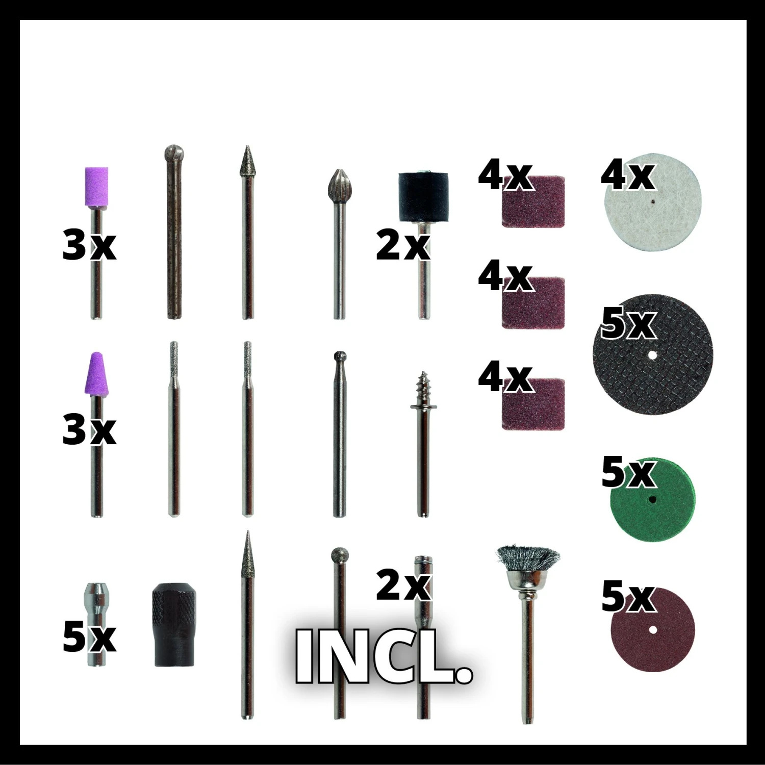 Einhell TE-MT 7,2V Li-Ion Accu Roterende Multitool Incl. Accessoireset - 32mm 13 Einhell TE-MT 7,2V Li-Ion Accu Roterende Multitool Incl. Accessoireset - 32mm - Afbeelding 11