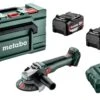 Metabo W 18 LT BL 11-125 18V Li-Ion Accu Haakse Slijper Set (2x Li-Power 4.0Ah) In MetaBox 2 Metabo W 18 LT BL 11-125 18V Li-Ion Accu Haakse Slijper Set (2x Li-Power 4.0Ah) In MetaBox -Winkel Voor Huishoudelijk Gereedschap 2de99846b281a47fc49ffe45440aa5c4