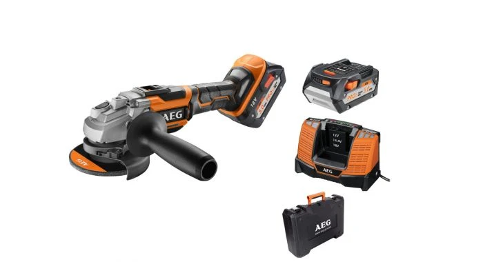 AEG BEWS18-125BL LI-502C AEG 18V Li-Ion Accu Haakse Slijper Set (2x 5,0Ah) In Koffer - 125mm - Koolborstelloos - 4935464417 3 AEG BEWS18-125BL LI-502C AEG 18V Li-Ion Accu Haakse Slijper Set (2x 5,0Ah) In Koffer - 125mm - Koolborstelloos - 4935464417