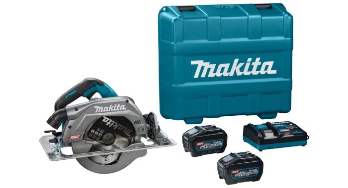 Makita HS010GT201 40V Max Li-Ion Accu Cirkelzaag Set (2x 5,0Ah) In Koffer - 235mm - Koolborstelloos 3 Makita HS010GT201 40V Max Li-Ion Accu Cirkelzaag Set (2x 5,0Ah) In Koffer - 235mm - Koolborstelloos