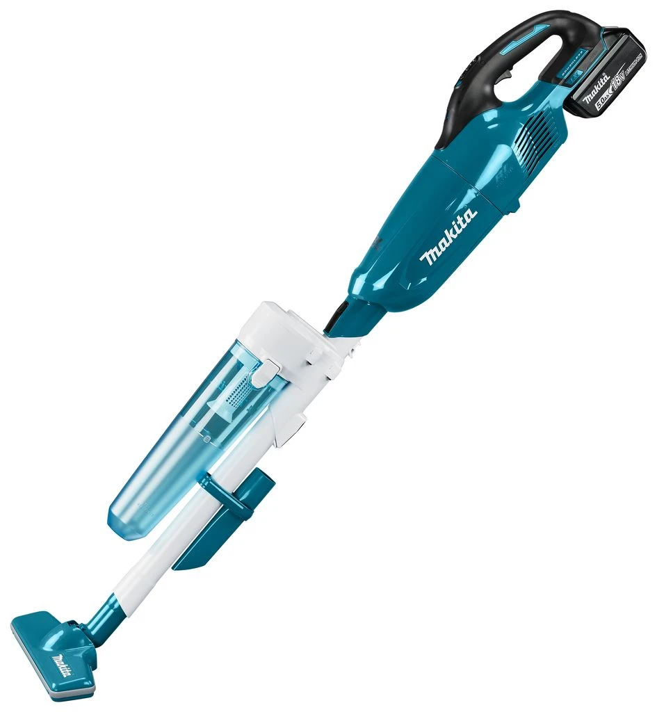 Makita DCL280FTC 18V Li-ion Accu Steelstofzuiger Set (1x 5,0 Ah) Met Cycloon Stofafscheider 4 Makita DCL280FTC 18V Li-ion Accu Steelstofzuiger Set (1x 5,0 Ah) Met Cycloon Stofafscheider - Afbeelding 2