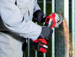 Einhell TE-AG 18 LI - SOLO 18V Li-Ion Accu Haakse Slijper Body - 115mm - 4431110 -Winkel Voor Huishoudelijk Gereedschap 423232483ee04f7af8c9a8962f9151e4