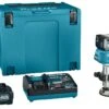 Makita RT001GM207 XGT 40V Max Li-ion Accu Boven- En Kantenfrees Set (2x 4,0Ah) In Mbox - 89 X 89 Mm - Koolborstelloos -Winkel Voor Huishoudelijk Gereedschap 42c7c122e48f355da8a01f939f1dc051