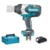 Makita DTW1001Y1J 18V Li-Ion Accu Slagmoersleutel Set (1x 1.5Ah Accu) In Mbox - 1050Nm - 3/4" - Koolborstelloos -Winkel Voor Huishoudelijk Gereedschap 4dd2ae3c11860fc69d184ca23660dc43