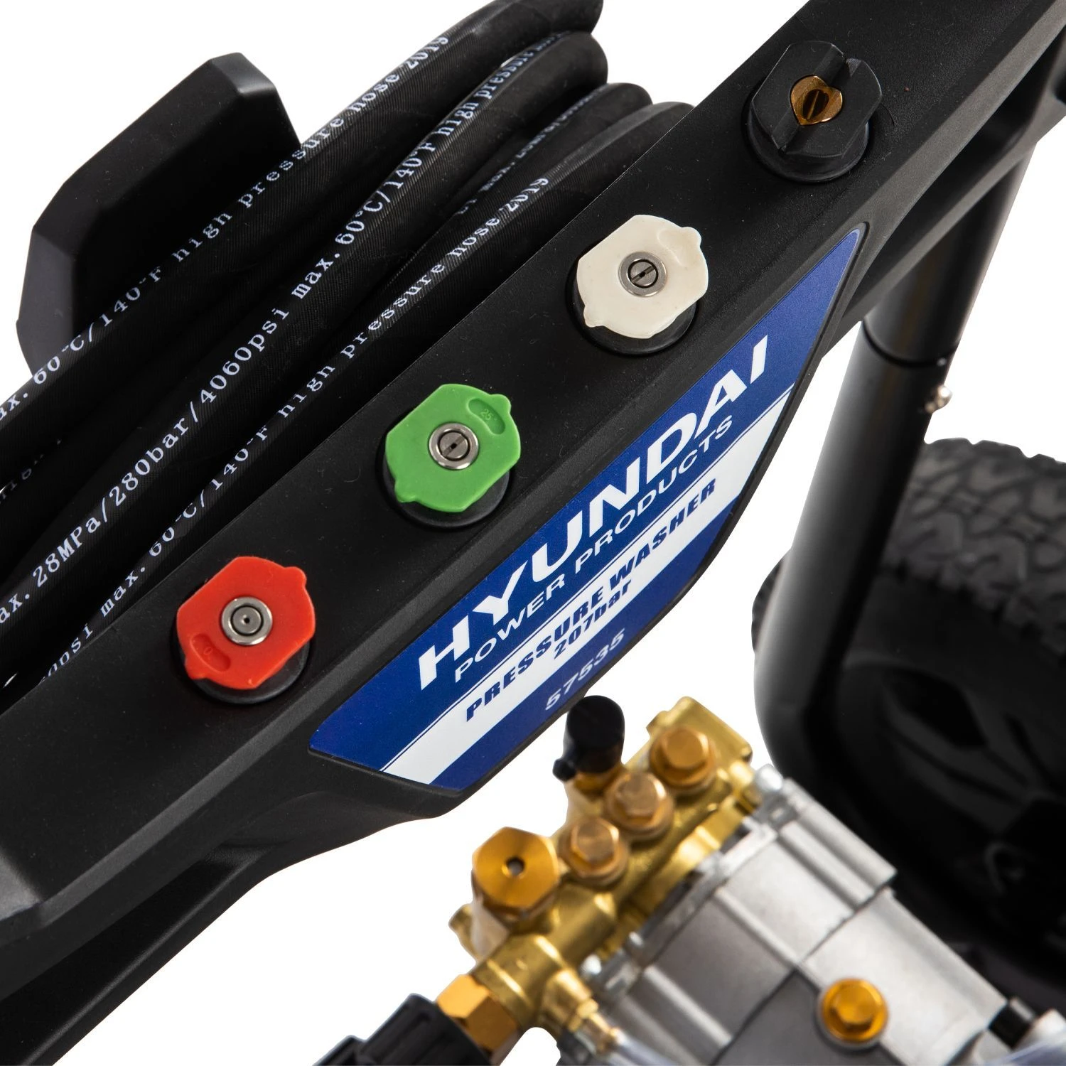 Hyundai 57535 Benzine Hogedrukreiniger Koud Water - 4-takt - 207 Bar 8 Hyundai 57535 Benzine Hogedrukreiniger Koud Water - 4-takt - 207 Bar - Afbeelding 6