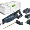 Festool RSC 18 5,0 EB-Plus 18V Li-Ion Accu Reciprozaag Set (2x 5,0Ah) In Systainer - 230mm - 576948 -Winkel Voor Huishoudelijk Gereedschap 586b22201e58283ec6825bbe5a6b1d0b