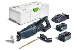 Festool RSC 18 5,0 EB-Plus 18V Li-Ion Accu Reciprozaag Set (2x 5,0Ah) In Systainer - 230mm - 576948