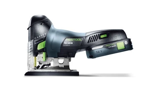 Festool CARVEX PSC 420 HPC4,0 EBI-Plus 18V Li-Ion Accu Decoupeerzaag Set (1x 4,0Ah) In Systainer - 120mm - Koolborstelloos - 576525 4 Festool CARVEX PSC 420 HPC4,0 EBI-Plus 18V Li-Ion Accu Decoupeerzaag Set (1x 4,0Ah) In Systainer - 120mm - Koolborstelloos - 576525 - Afbeelding 2