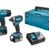 Makita 18V Li-Ion Accu Klopboor-/schroefmachine (DHP453) & Slagschroevendraaier (DTD152) Combiset (2x 5.0Ah Accu) In Mbox -Winkel Voor Huishoudelijk Gereedschap 61398cd027dec4bad425f1f04110e1b0