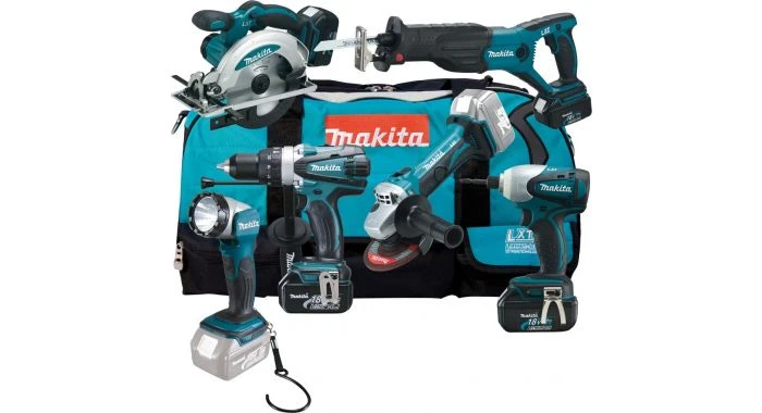 Makita DLX6011 18V Li-Ion Accu 6-delige Combiset (3x 3.0Ah Accu) In Tas 3 Makita DLX6011 18V Li-Ion Accu 6-delige Combiset (3x 3.0Ah Accu) In Tas