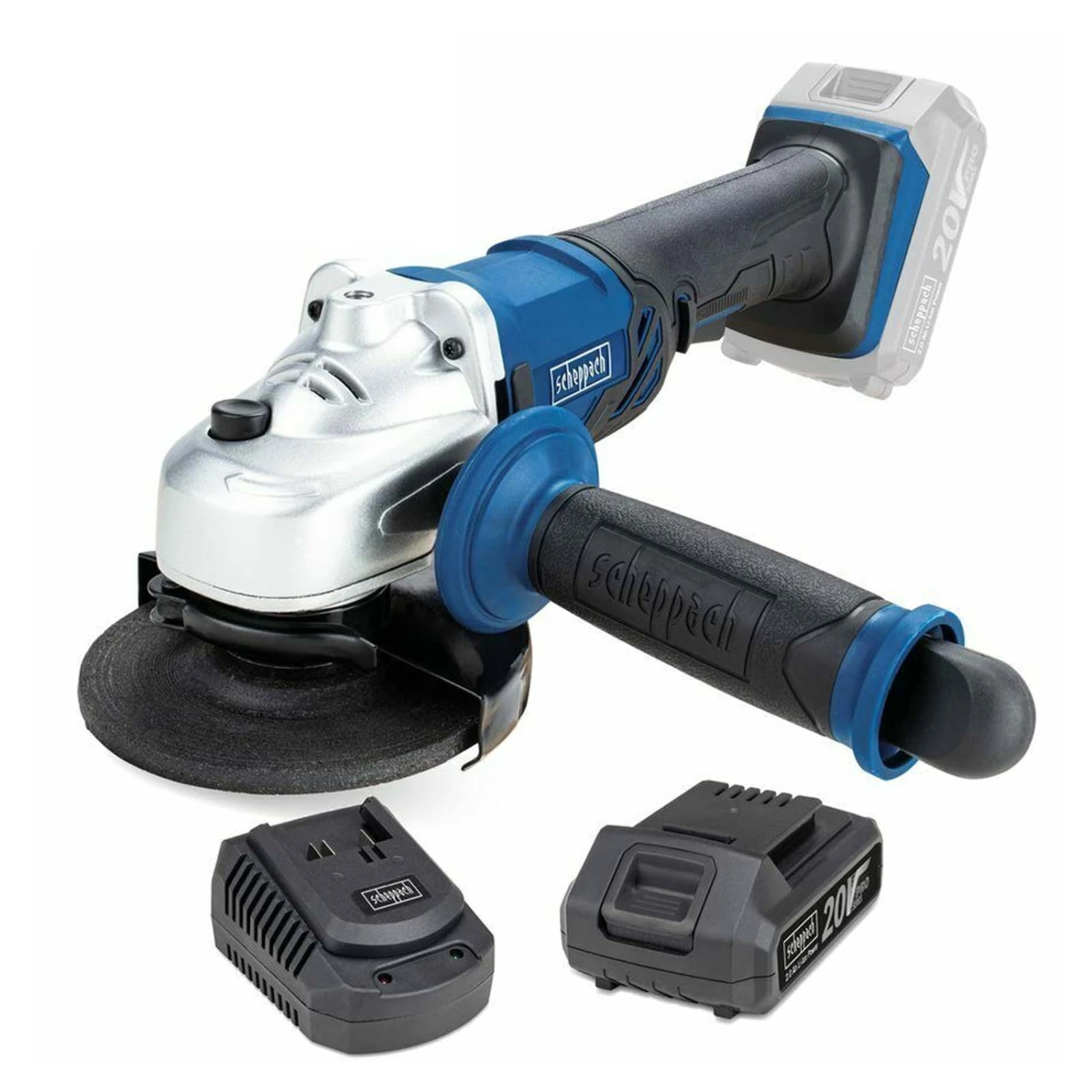 Scheppach CAC115-20ProS Haakse Slijper Set 4 Scheppach CAC115-20ProS Haakse Slijper Set - Afbeelding 2