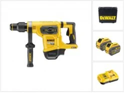 DeWalt DCH481X2 54V Li-Ion Accu XR Flexvolt SDS-max Combihamer Set In Koffer (2x 9.0Ah Accu) - 6J - Koolborstelloos - DCH481X2-QW