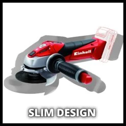 Einhell TE-AG 18 LI - SOLO 18V Li-Ion Accu Haakse Slijper Body - 115mm - 4431110 -Winkel Voor Huishoudelijk Gereedschap 6b269f7c7c5d53b7a857a93467aef7e3