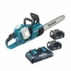 Makita DUC355PT2 36V (2x 18V) Li-Ion Accu Kettingzaag Set (2x 5.0Ah) - 350mm - Koolborstelloos -Winkel Voor Huishoudelijk Gereedschap 70821a7e87a60f057b5de8bfa4fb4f01
