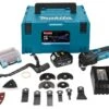 Makita DTM51RMJX3 18V Li-Ion Accu Multitool Set (2x 4.0Ah Accu) + 41 Delige Accessoireset In Mbox - Snelwissel -Winkel Voor Huishoudelijk Gereedschap 75ec79212405f5090eda792cac45bac5