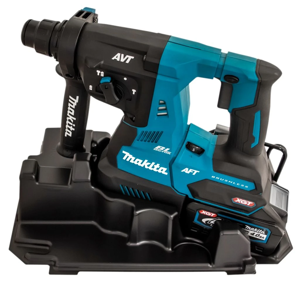 Makita HR002GM204 XGT 40V Max Li-Ion Accu SDS-Plus Combihamer Set (2x 4,0Ah) Incl. Stofafzuigsysteem In Mbox - 2,9J - Koolborstelloos 8 Makita HR002GM204 XGT 40V Max Li-Ion Accu SDS-Plus Combihamer Set (2x 4,0Ah) Incl. Stofafzuigsysteem In Mbox - 2,9J - Koolborstelloos - Afbeelding 6