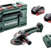 Metabo WB 18 LT BL 11-125 Quick 18V Li-ion Accu Haakse Slijper Set (2x 8.0 LiHD Ah) In MetaBox -Winkel Voor Huishoudelijk Gereedschap 78b2de3e1f98f5c90d71b813fd61c5a4