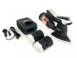 RUPES RU-HSS73 18V Li-ion Accu Deltaschuurmachine Set (2x 2.5Ah) - IBrid - Met Stofafzuiging - In Systainer -Winkel Voor Huishoudelijk Gereedschap 79608449362088fbe4571a9db2ab5cdf