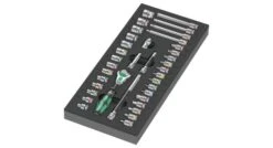 Wera 05150110001 9720 37-delige 8000 A Zyklop Set In Schuimstof Inleg - 1/4"