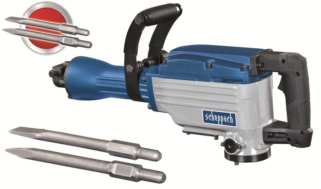 Scheppach AB1600 30mm HEX Sloophamer In Koffer - 1600W - 5908201901 3 Scheppach AB1600 30mm HEX Sloophamer In Koffer - 1600W - 5908201901