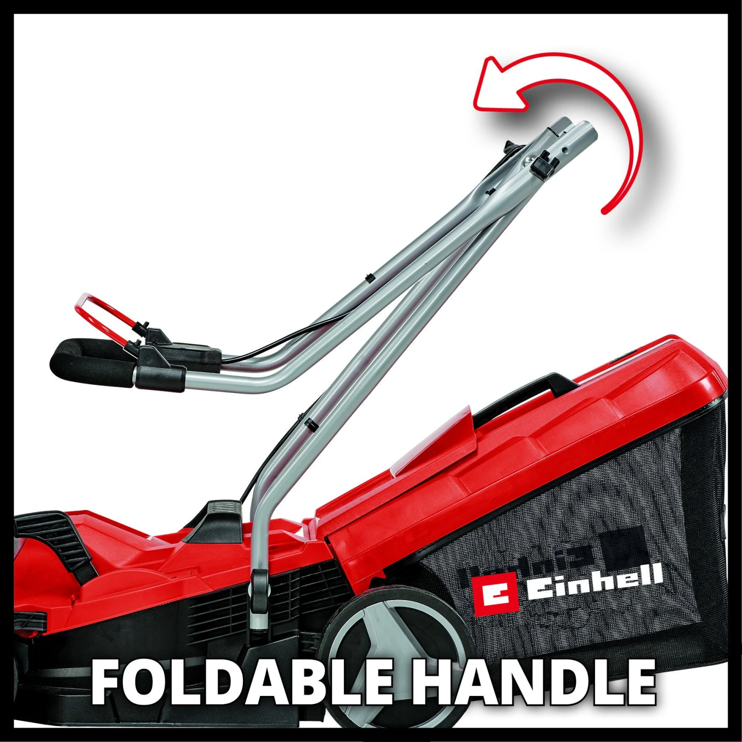 Einhell GE-CM 18/33 Li Kit 18V Li-Ion Accu Grasmaaier Set (1x 4,0Ah) - 30L - 33cm - Koolborstelloos 14 Einhell GE-CM 18/33 Li Kit 18V Li-Ion Accu Grasmaaier Set (1x 4,0Ah) - 30L - 33cm - Koolborstelloos - Afbeelding 12