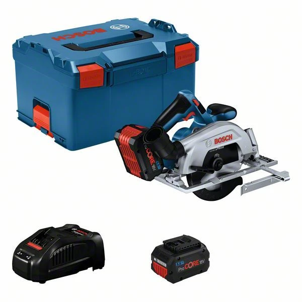 Bosch GKS 18V-57-2 18V Li-ion Accu Cirkelzaag Set (2x 5.5Ah) In L-Boxx - 165 Mm 3 Bosch GKS 18V-57-2 18V Li-ion Accu Cirkelzaag Set (2x 5.5Ah) In L-Boxx - 165 Mm