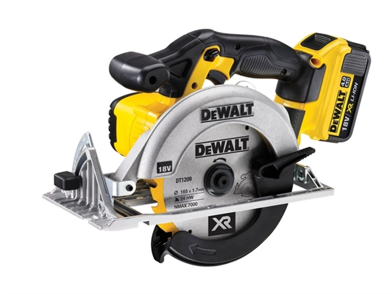 DeWalt DCS391M2 18V Li-Ion Accu Cirkelzaag Set (2x 4.0Ah Accu) In Koffer - 165mm - DCS391M2-QW 3 DeWalt DCS391M2 18V Li-Ion Accu Cirkelzaag Set (2x 4.0Ah Accu) In Koffer - 165mm - DCS391M2-QW