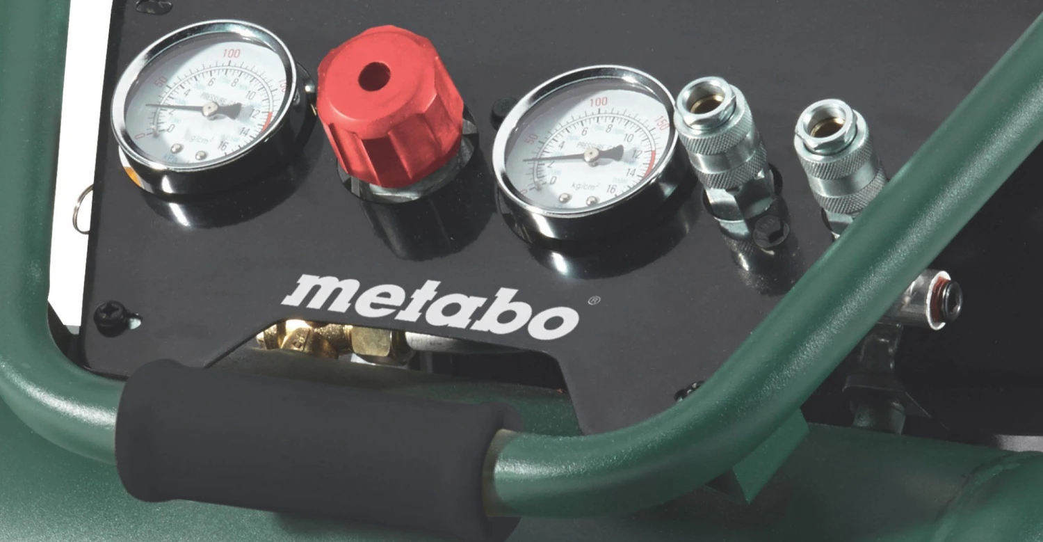 Metabo Power 250-10 W OF Compressor - 1500W - 10 Bar - 10L - 100 L/min - 601544000 6 Metabo Power 250-10 W OF Compressor - 1500W - 10 Bar - 10L - 100 L/min - 601544000 - Afbeelding 4