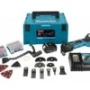Makita DTM51RTJX3 18V Li-Ion Accu Multitool Set (2x 5.0Ah Accu) + 41 Delige Accessoireset In Mbox - Snelwissel -Winkel Voor Huishoudelijk Gereedschap 8d10221ba676e7bf6f05a1012680f2df