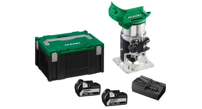 HiKOKI M1808DAWPZ Accu Kantenfreesmachine- 18 V / 2 X 5.0 Accu's / HSC III 3 HiKOKI M1808DAWPZ Accu Kantenfreesmachine- 18 V / 2 X 5.0 Accu's / HSC III