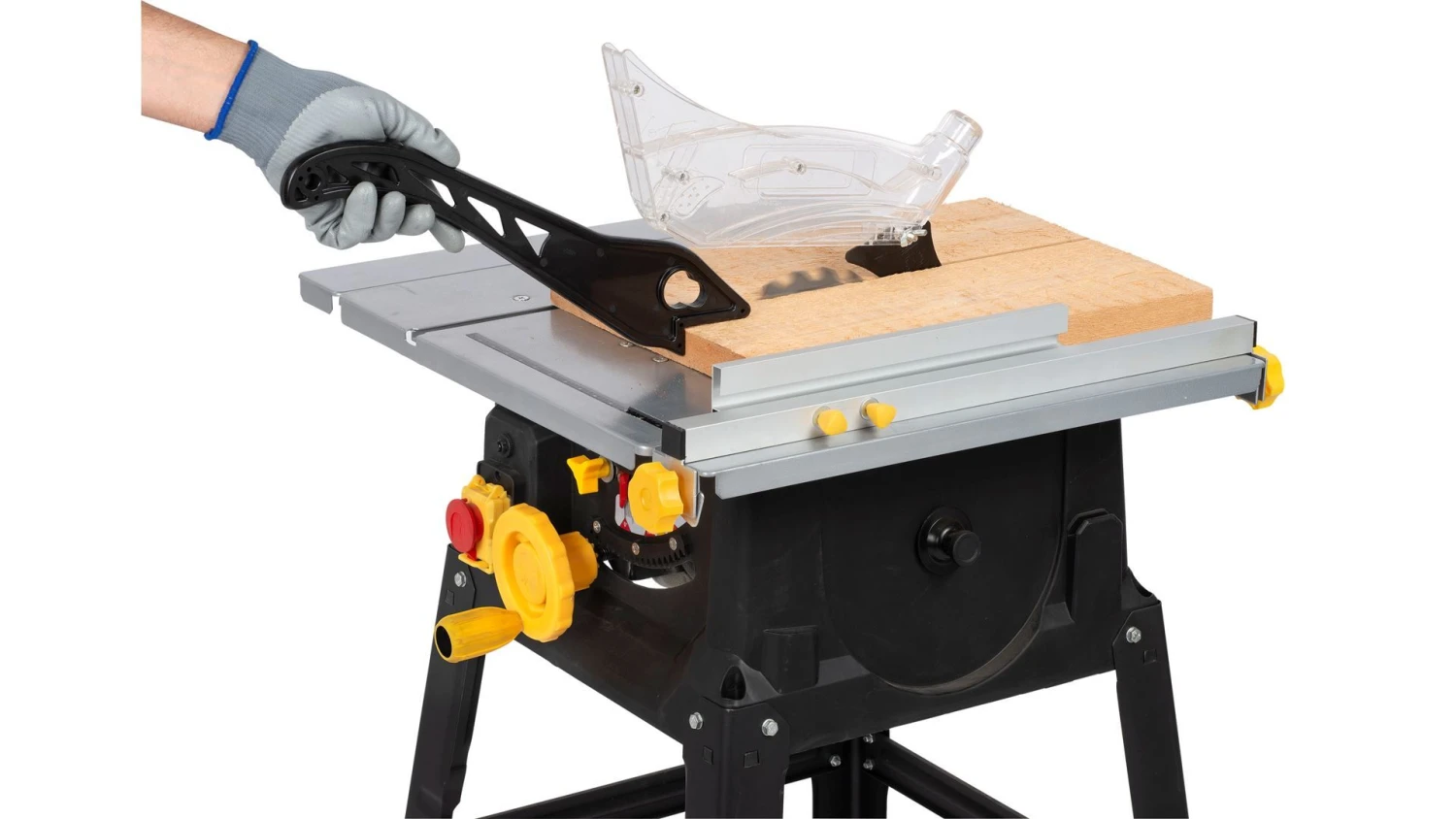 Powerplus POWX07590 Tafelzaag Met Onderstel - 1700W - 210 X 30 Mm 13 Powerplus POWX07590 Tafelzaag Met Onderstel - 1700W - 210 X 30 Mm - Afbeelding 11