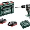Metabo SB 18 L BL 18V LiHD Accu Klopboormachine Set (2x 4,0Ah) In MetaBOX - 32mm - 13mm - Koolborstelloos -Winkel Voor Huishoudelijk Gereedschap 9116a3800fcb1a7896a7cb503feb57e8