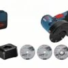 Bosch GWS 12 V-76 12V Li-Ion Accu Haakse Slijpmachine Set (2x 2,0Ah Accu) In Tas - 76mm - 06019F200C
