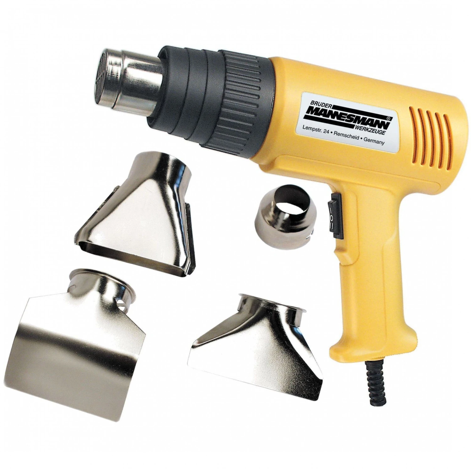 Brüder Mannesmann 49500 Heteluchtpistool Incl. Accessoires - 2000W 3 Brüder Mannesmann 49500 Heteluchtpistool Incl. Accessoires - 2000W