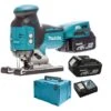 Makita DJV181RMJ 18V Li-Ion Accu Decoupeerzaag Set (2x 4.0Ah Accu) In Mbox - T-greep - Variabel - Koolborstelloos -Winkel Voor Huishoudelijk Gereedschap 9c31696738ebcf4718aa733c3d5fb3eb