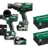HiKOKI WR36DAW2PZ 36V Multivolt Li-Ion Accu Slagmoersleutel & Boor-/schroefmachine Combiset (3x 2,5/5,0Ah Accu) In HSC II - Koolborstelloos -Winkel Voor Huishoudelijk Gereedschap a1046427102cc131ff055e4cfcd460e1