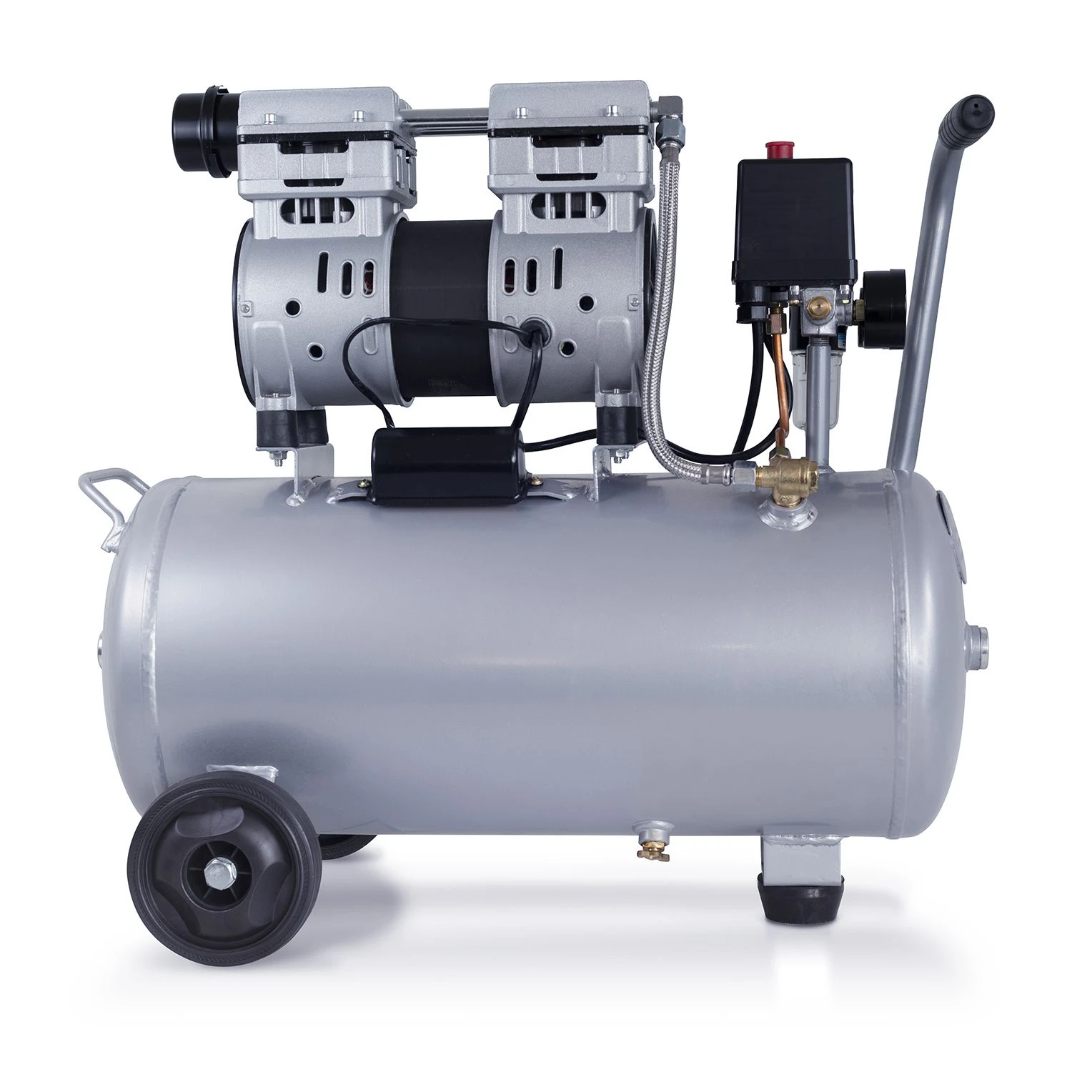 Hyundai 55754 Stille Compressor - 30L - 8bar 6 Hyundai 55754 Stille Compressor - 30L - 8bar - Afbeelding 4