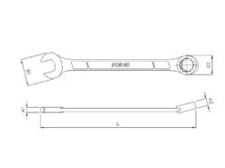 Sonic 600806 Dubbele Steeksleutelset (SAE) - 8 Delig -Winkel Voor Huishoudelijk Gereedschap abd80ac08417601fd32453a4c327e6cb